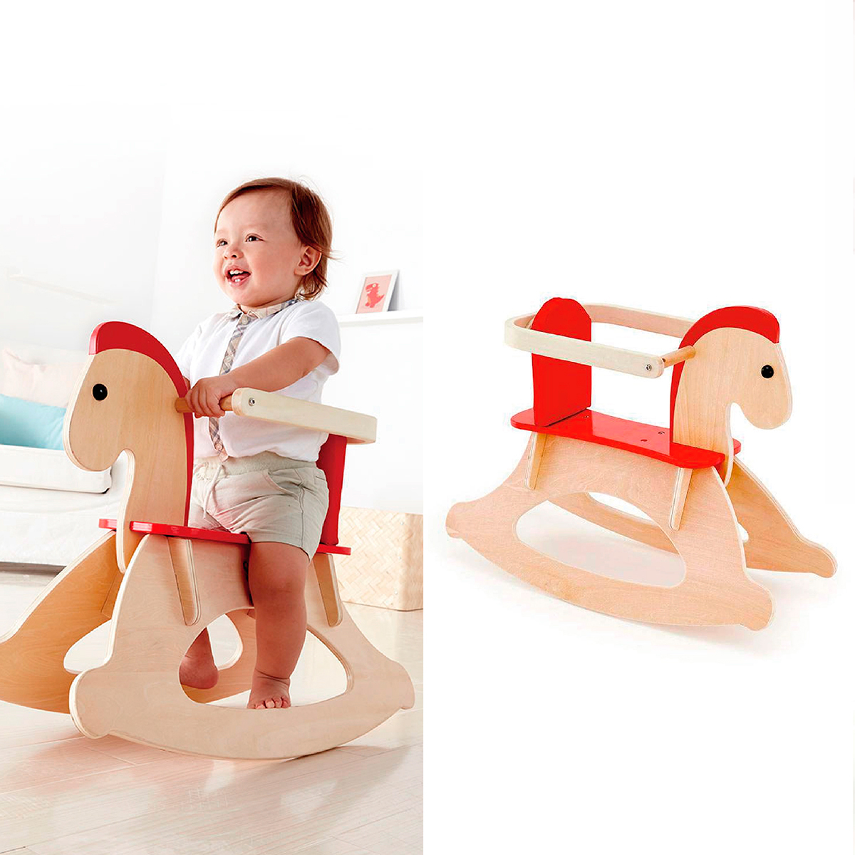 Caballito Mecedor de Madera