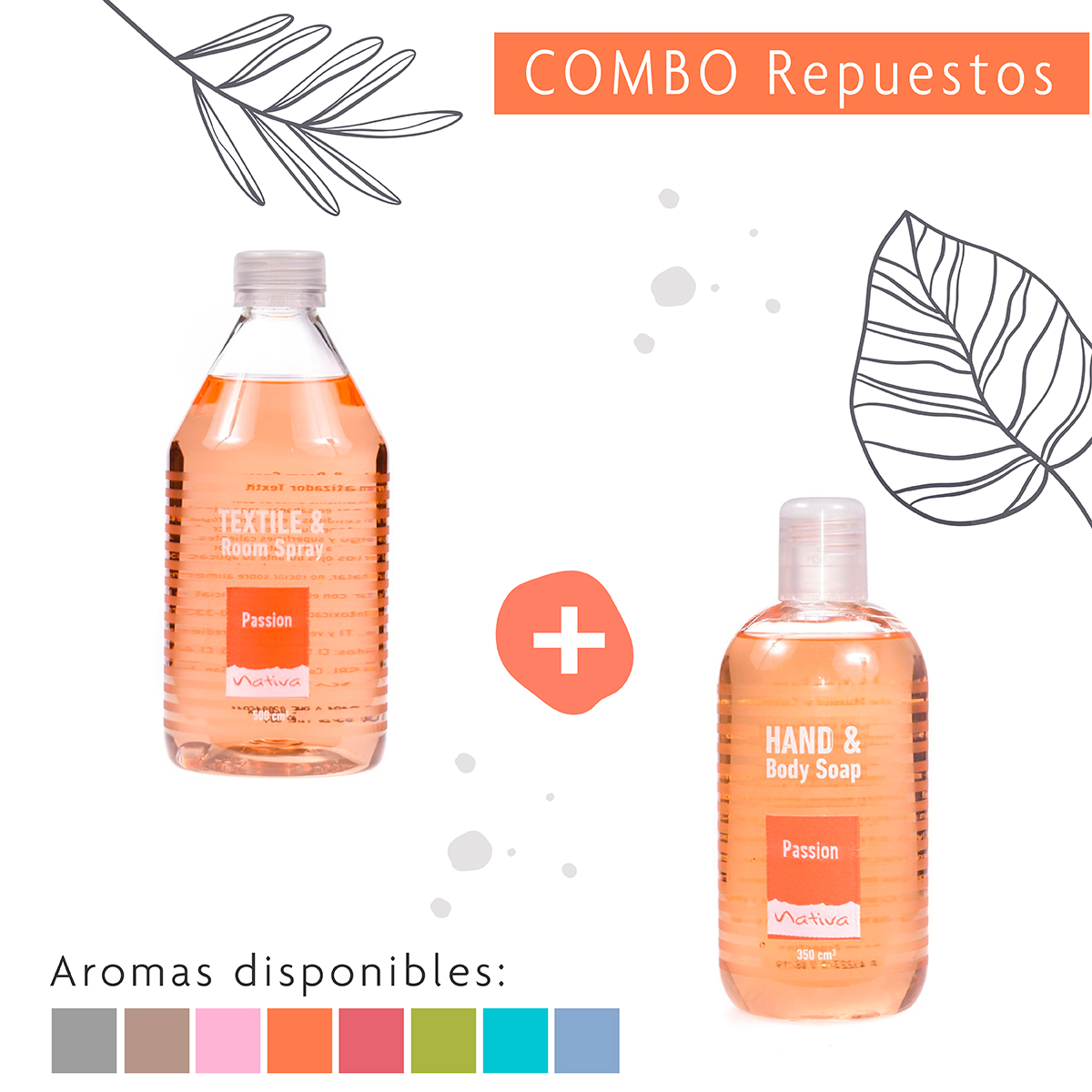 Combo Repuestos (Aroma a elección)